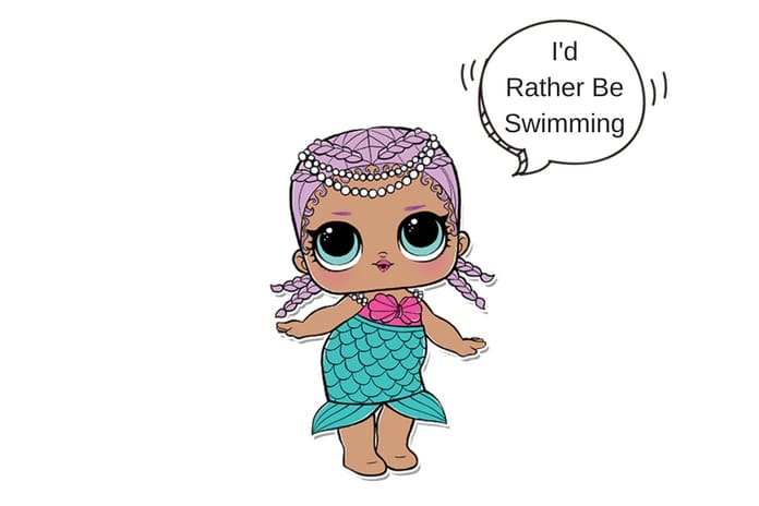 Merbaby LOL Surprise Doll Coloring Page | Lotta LOL