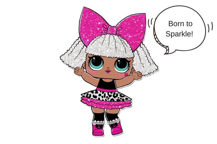 Diva Glitter LOL Surprise Doll Coloring Page | Lotta LOL