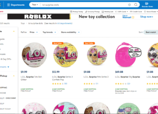 LOL Surprise Dolls at Walmart before filter walmart lol