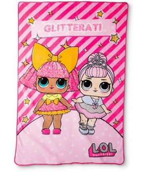 LOL Glitterati Plush Throw