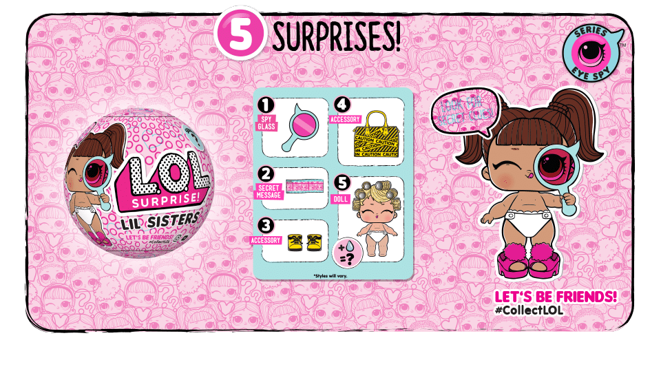 lol surprise checklist lil sisters