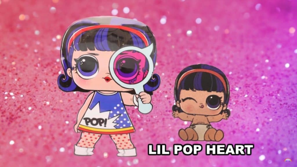 lol doll pop heart