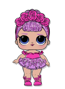 lil purple queen lol doll