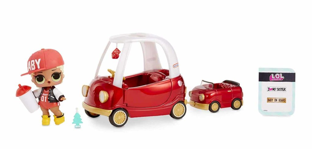 cozy coupe lol doll car