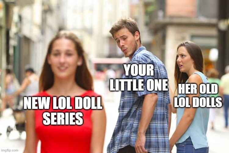 old vs new lol dolls