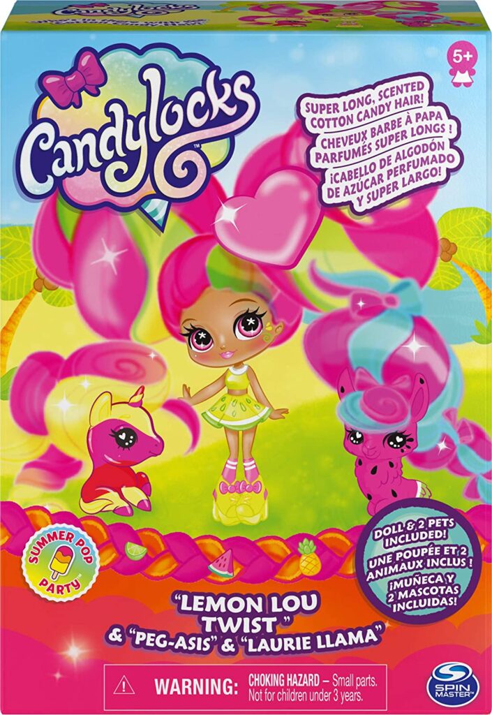 candylocks doll and pet box